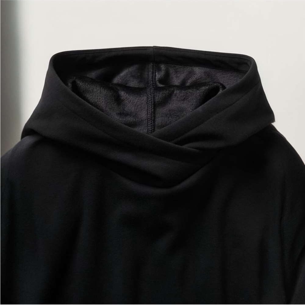 Athleta Black Cozy Karma Hoodie Sweatshirt - Picture 2 of 7